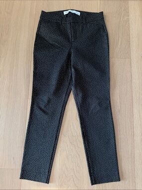Old Navy Black Pixie Pants with Gold Dot Print
